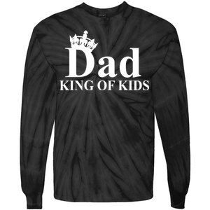 Dad King of Kids Tie-Dye Long Sleeve Shirt