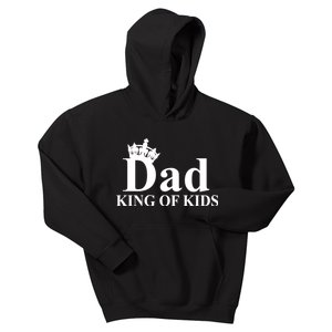 Dad King of Kids Kids Hoodie