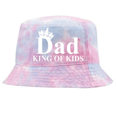 Dad King of Kids Tie-Dyed Bucket Hat