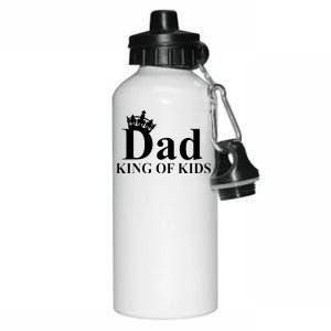 Dad King of Kids Aluminum Water Bottle