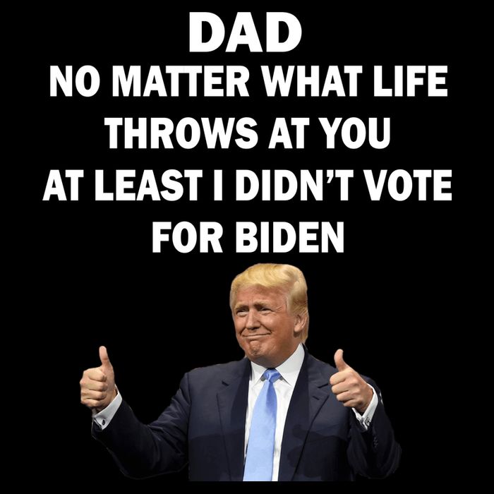 Dad Least I Didn't Vote Biden Funny Pro Republican Youth Performance Sprint T-Shirt