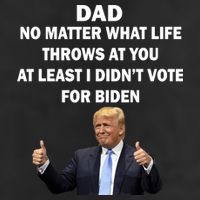 Dad Least I Didn't Vote Biden Funny Pro Republican Golf Towel