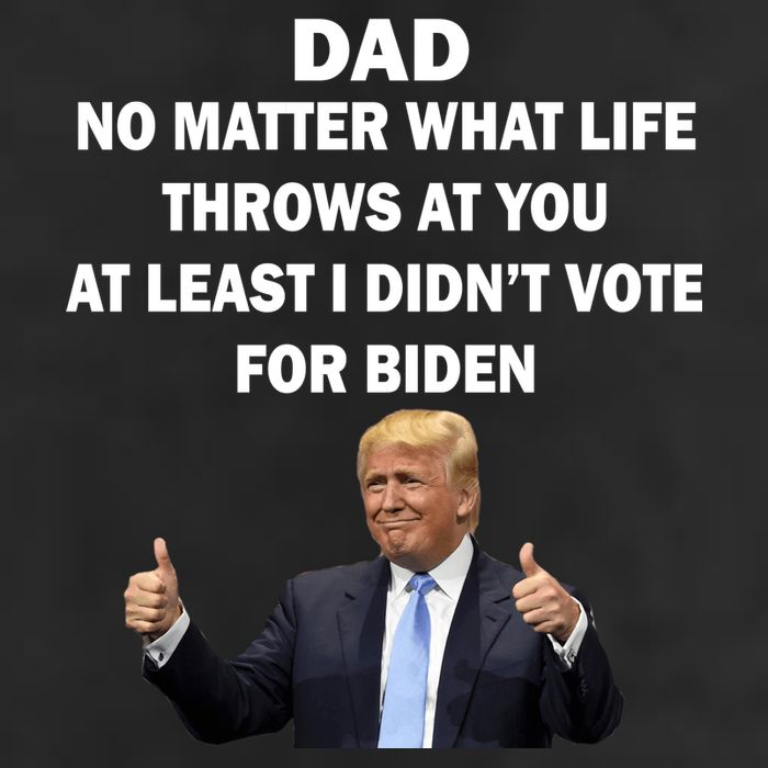 Dad Least I Didn't Vote Biden Funny Pro Republican Golf Towel