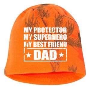 Dad My Protector My Superhero My Best Friend Kati - Camo Knit Beanie