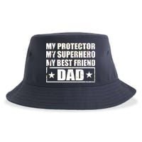 Dad My Protector My Superhero My Best Friend Sustainable Bucket Hat