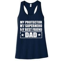 Dad My Protector My Superhero My Best Friend Womens Tank Top