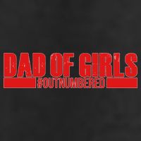 Dad of Girls Out Numbered Red Imprint 15oz Campfire Ceramic Mug