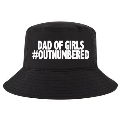 Dad Of Girls Outnumbered Cool Comfort Performance Bucket Hat