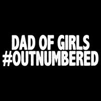 Dad Of Girls Outnumbered Cooling Performance Crew T-Shirt