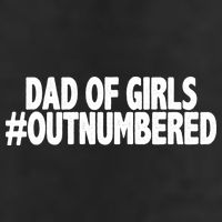 Dad Of Girls Outnumbered Adult Drive Performance Visor