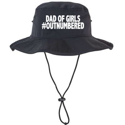 Dad Of Girls Outnumbered Legacy Cool Fit Booney Bucket Hat