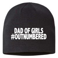 Dad Of Girls Outnumbered Sustainable Beanie