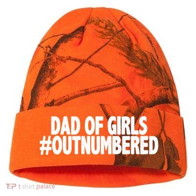 Dad Of Girls Outnumbered Kati Licensed 12" Camo Beanie