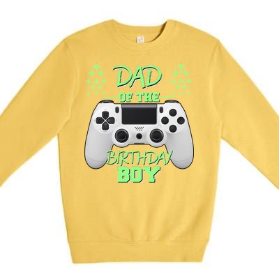 Dad Of The Birthday Boy Premium Crewneck Sweatshirt