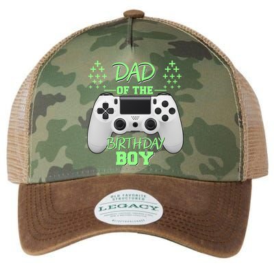 Dad Of The Birthday Boy Legacy Tie Dye Trucker Hat