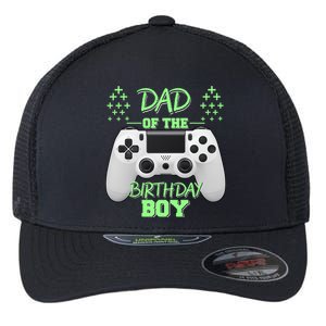 Dad Of The Birthday Boy Flexfit Unipanel Trucker Cap