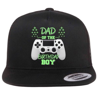 Dad Of The Birthday Boy Flatbill Hat