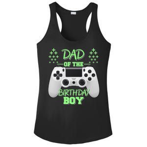 Dad Of The Birthday Boy Ladies PosiCharge Competitor Racerback Tank