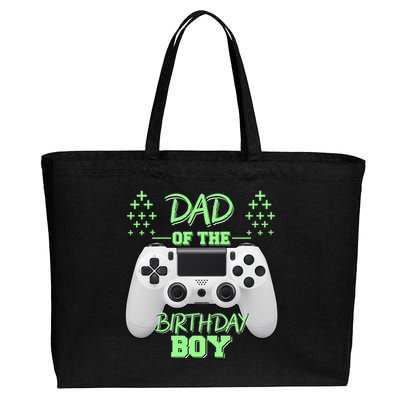 Dad Of The Birthday Boy Cotton Canvas Jumbo Tote