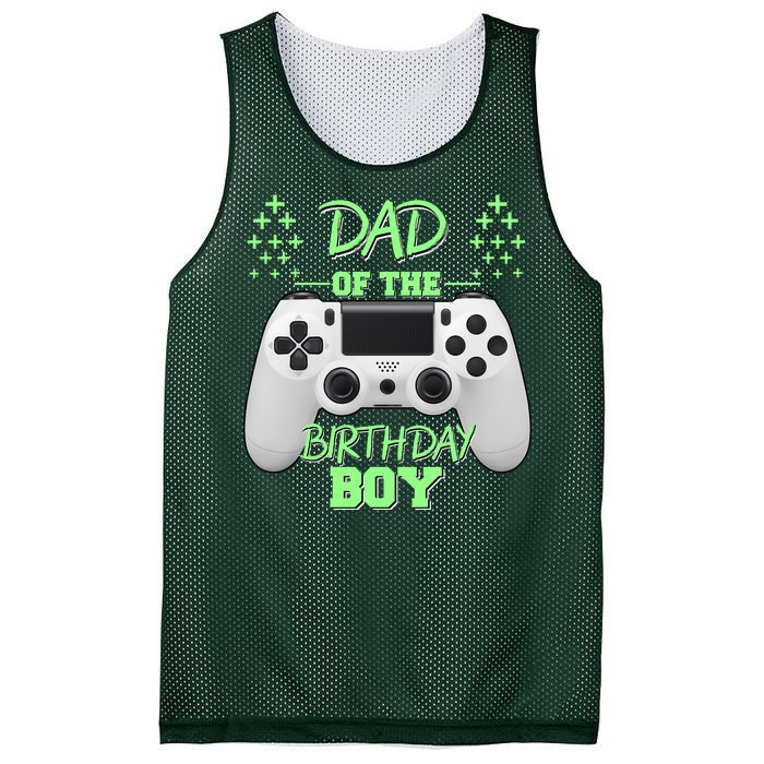 Dad Of The Birthday Boy Mesh Reversible Basketball Jersey Tank