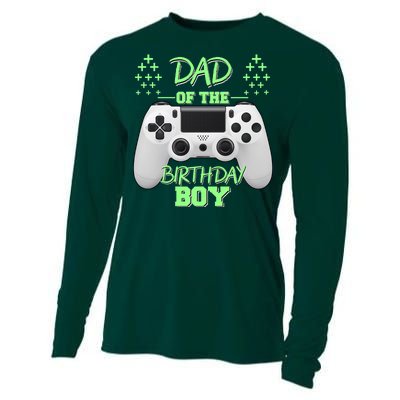 Dad Of The Birthday Boy Cooling Performance Long Sleeve Crew