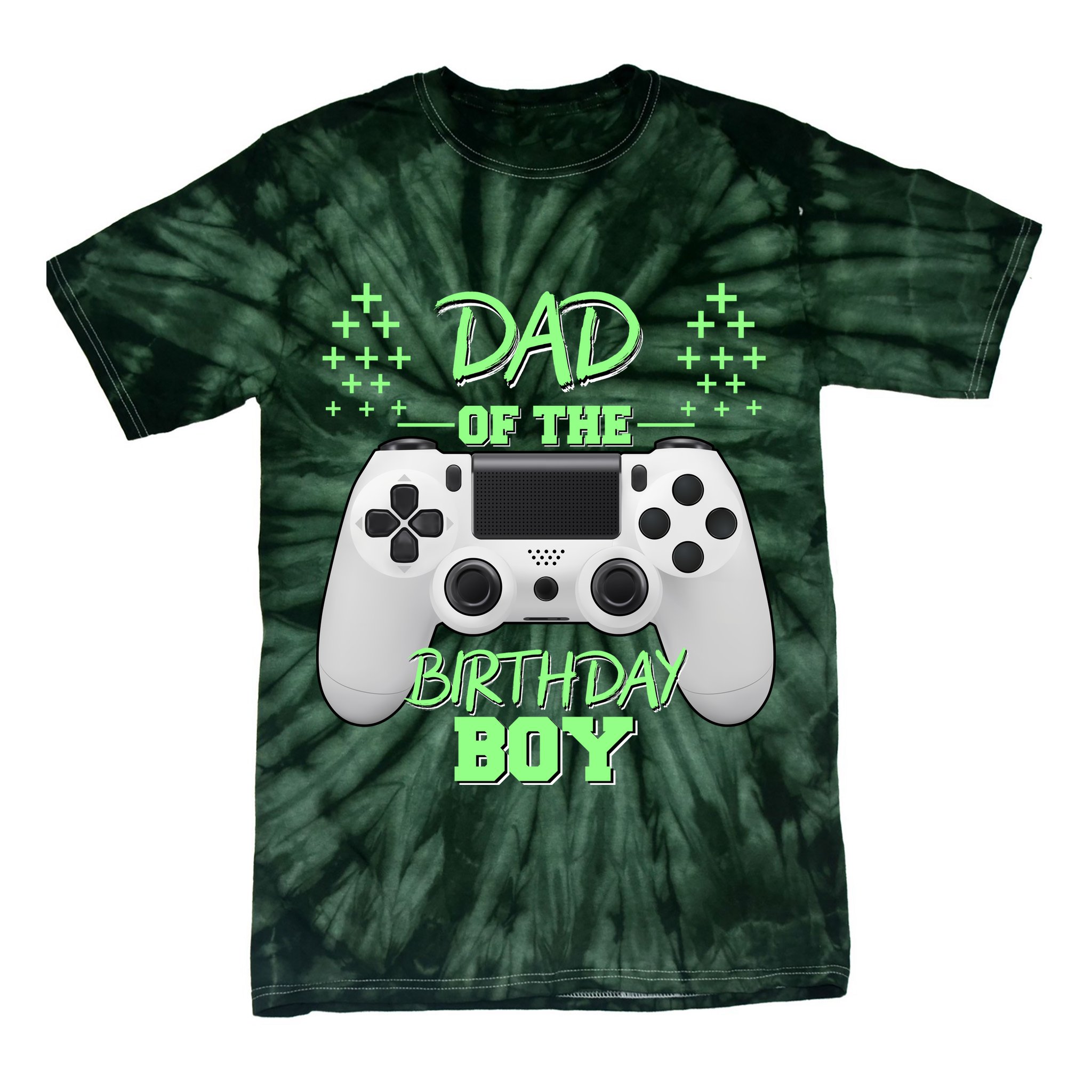 Dad Of The Birthday Boy Tie-Dye T-Shirt