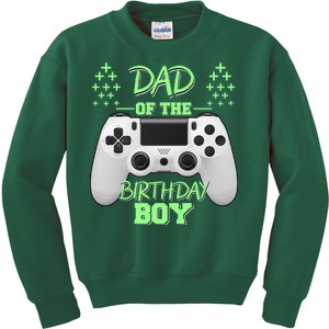 Dad Of The Birthday Boy Kids Sweatshirt