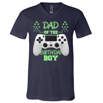 Dad Of The Birthday Boy V-Neck T-Shirt