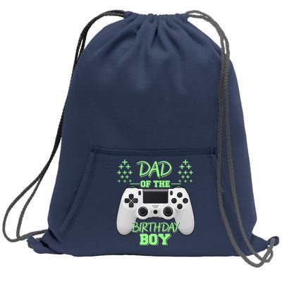 Dad Of The Birthday Boy Sweatshirt Cinch Pack Bag