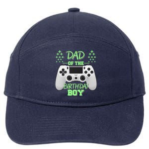 Dad Of The Birthday Boy 7-Panel Snapback Hat