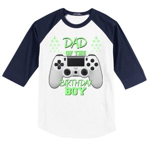 Dad Of The Birthday Boy Baseball Sleeve Shirt