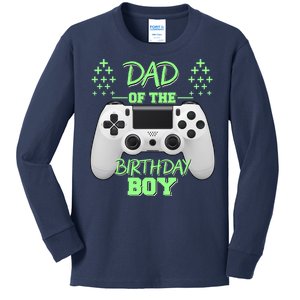 Dad Of The Birthday Boy Kids Long Sleeve Shirt