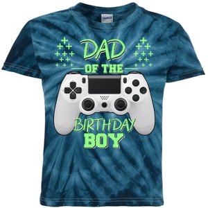 Dad Of The Birthday Boy Kids Tie-Dye T-Shirt