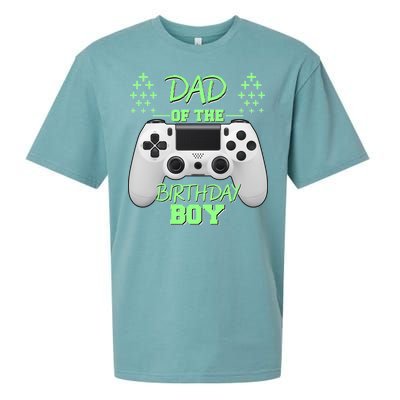 Dad Of The Birthday Boy Sueded Cloud Jersey T-Shirt