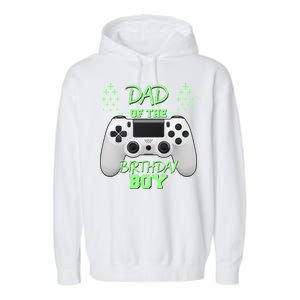 Dad Of The Birthday Boy Garment-Dyed Fleece Hoodie