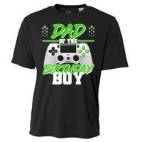 Dad Of The Birthday Boy Video Gamer Cooling Performance Crew T-Shirt