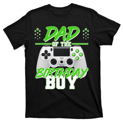 Dad Of The Birthday Boy Video Gamer T-Shirt