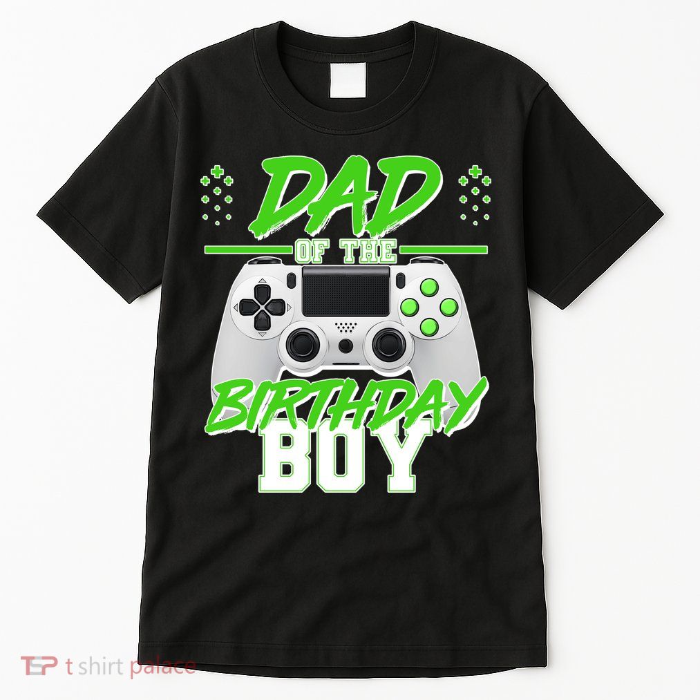 Dad Of The Birthday Boy Video Gamer Tall T-Shirt