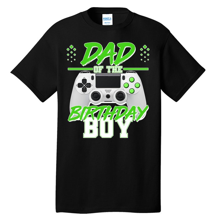 Dad Of The Birthday Boy Video Gamer Tall T-Shirt