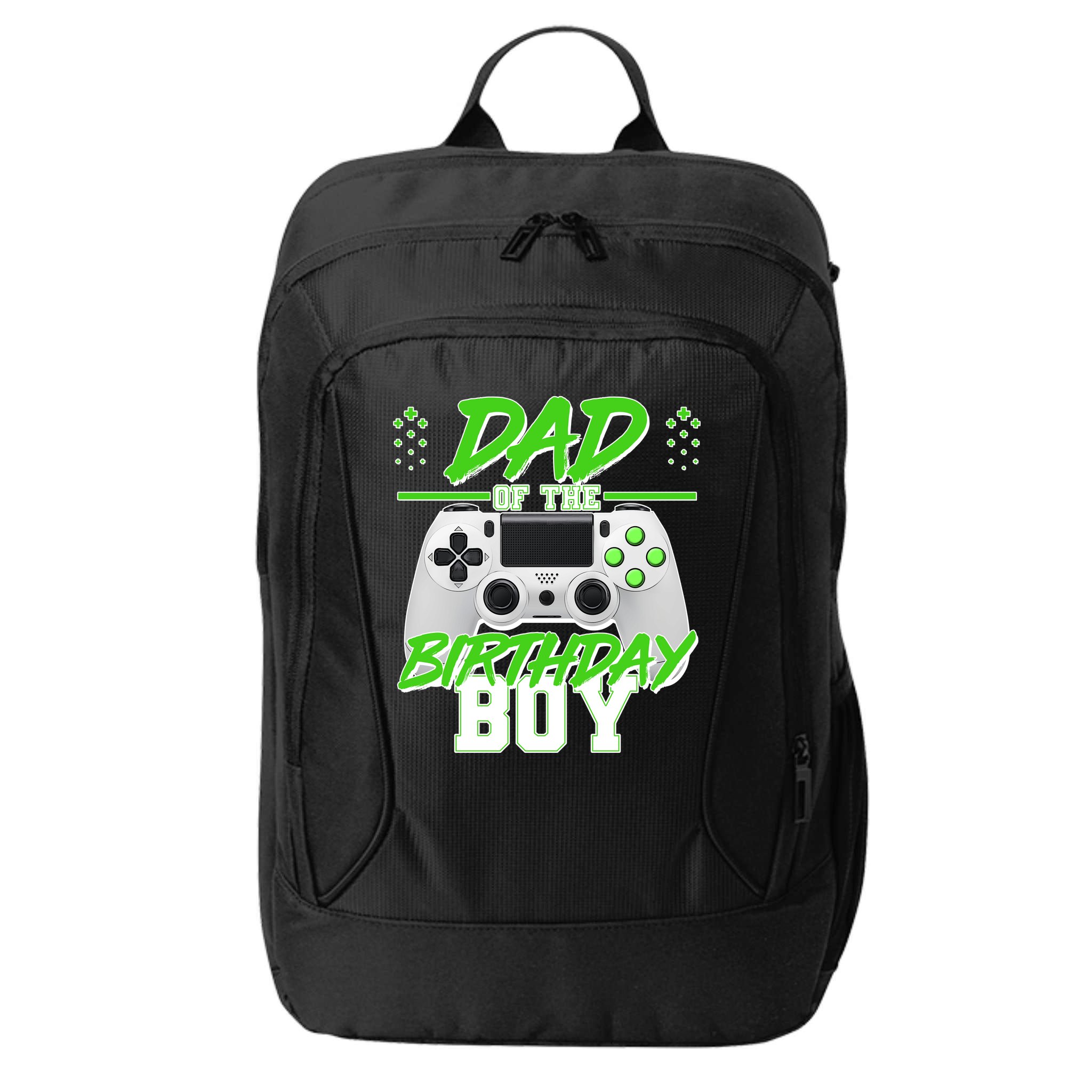 Dad Of The Birthday Boy Video Gamer City Backpack