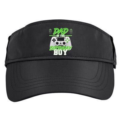 Dad Of The Birthday Boy Video Gamer Adult Drive Performance Visor