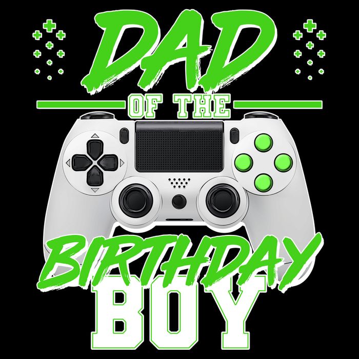 Dad Of The Birthday Boy Video Gamer 16 in Basic Backpack