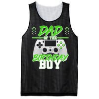 Dad Of The Birthday Boy Video Gamer Mesh Reversible Basketball Jersey Tank