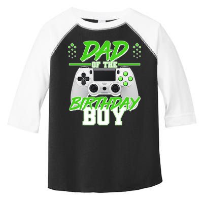 Dad Of The Birthday Boy Video Gamer Toddler Fine Jersey T-Shirt
