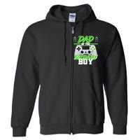 Dad Of The Birthday Boy Video Gamer Full Zip Hoodie