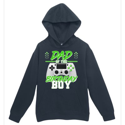 Dad Of The Birthday Boy Video Gamer Urban Pullover Hoodie