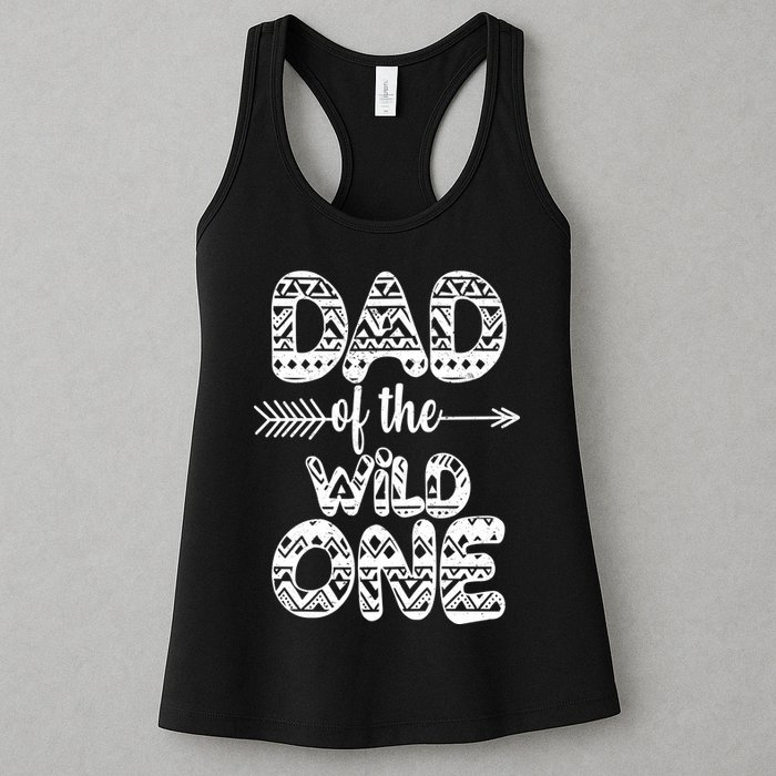 Dad Of The Wild One Womens Tank Top