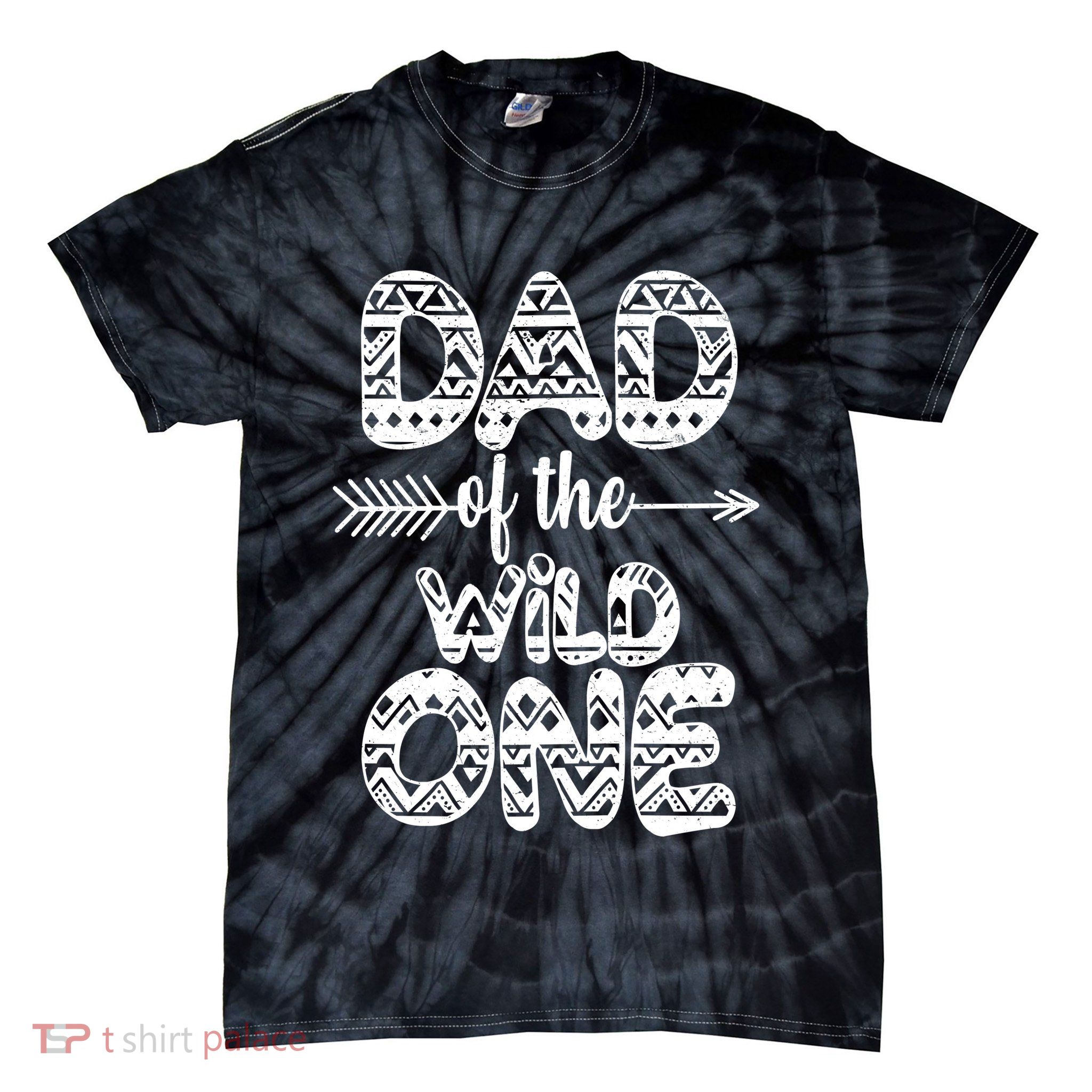 Dad Of The Wild One Tie-Dye T-Shirt