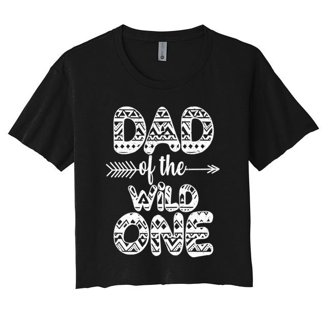 Dad Of The Wild One Crop Top