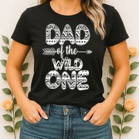 Dad Of The Wild One Womens T-Shirt